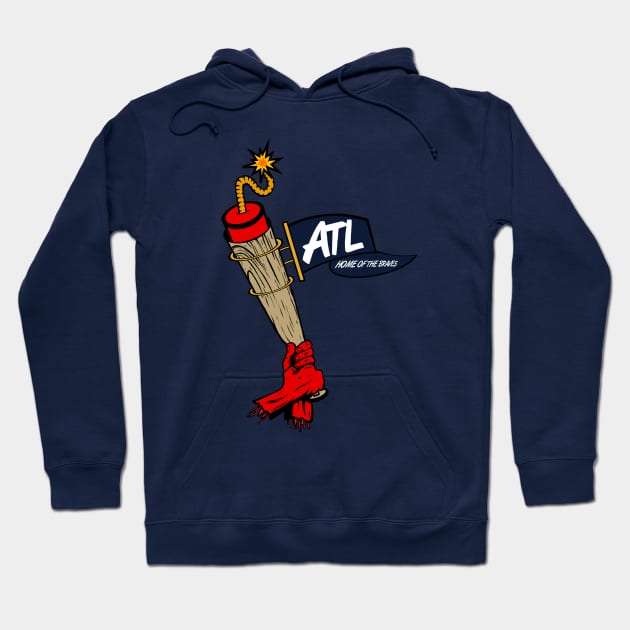 Braves Boomstick Hoodie by ThePunkPanther